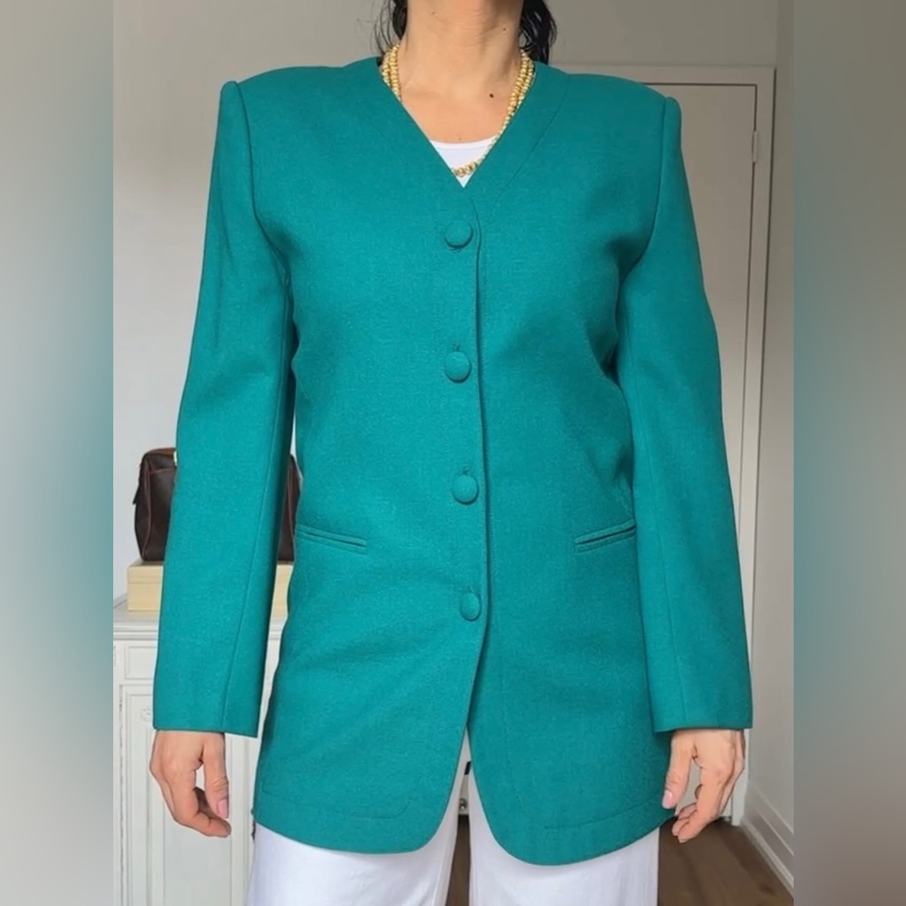 Vintage Braemar by Jeremy Scott Teal Green Balzer